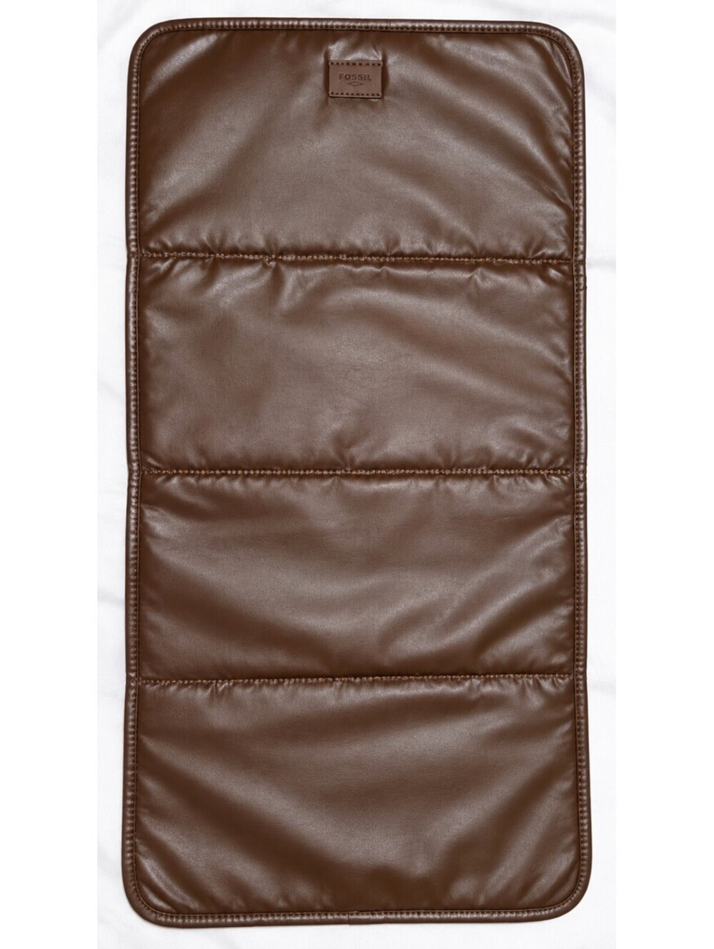 Coach New York Metallic Brown Foldable Baby Changing Pad Diaper Bag Accessory